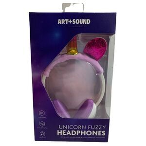 Art + Sound Fuzzy Unicorn Headphones